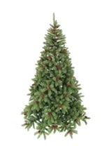 Фото Ель Tiffany зеленая с инеем шишками и ягодами 2,2 м Ель Tiffany зеленая с инеем шишками и ягодами 2,2 м