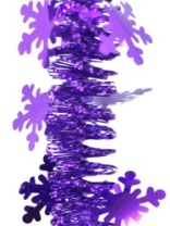 Снегопад фиолетовый 2,7 м (40)